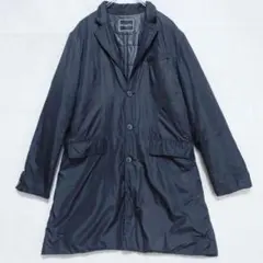 ビームス 中綿ステンカラーコート ブラック シンプル 定番 アウター 防寒