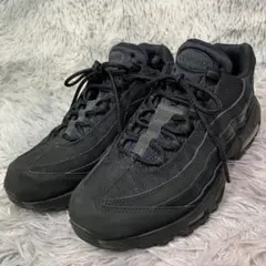 美品 ナイキ AIR MAX 95 TRIPLE BLACK スニーカー