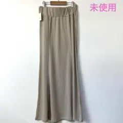 earth music&ecology リブセミフレアスカート FREEサイズ