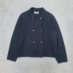 ヴィンテージ ダブルボタン ジャケット 金ボタン ショート丈