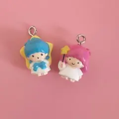 キキララ マスコット ミニチャーム サンリオ 平成レトロ リトルツインスターズ