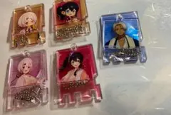 にじさんじ×極楽湯　錠前風キーホルダー　イブラヒム　小野町　椎名