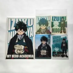 僕のヒーローアカデミア アウター 箔押しクリアカード ステッカー 緑谷出久