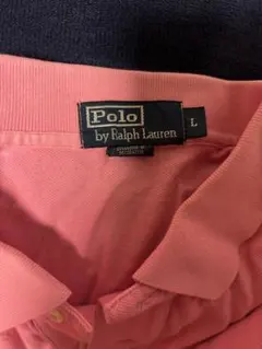 Polo by Ralph Lauren ピンク 長袖ポロシャツ L