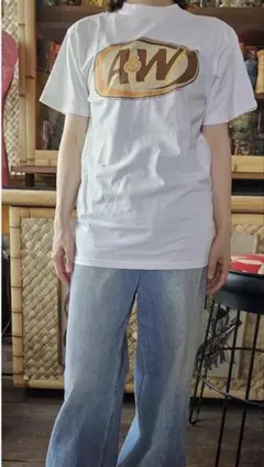 ★エンダー A&W Tシャツ 白 正規品 A&W ROOTBEER 半袖★