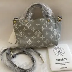 russet】ジャガードマイクロミニショルダー