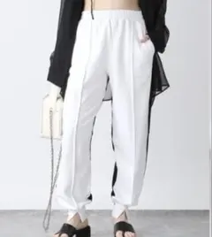 jeanasisスウェットワイドジョガーパンツ