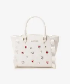 【SAMANTHAVEGA】ビジューフラッター(ミニ) ホワイト