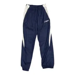 美品　asics ウインドブレーカーパンツ　アシックス メンズM