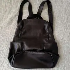 【Sale】ear 　本革バックバック　リュック　　やわらかい　黒　USED