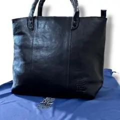 極美品　髭バッグ トートバッグ HARVEST LABEL　ビジネスバッグ　黒