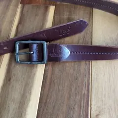 Lee ブラウンレザーベルト