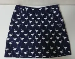 値下げしました！ ジュンアンドロペ フラミンゴ柄 ゴルフスカートのサムネイル