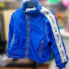 青いストライプジャケット