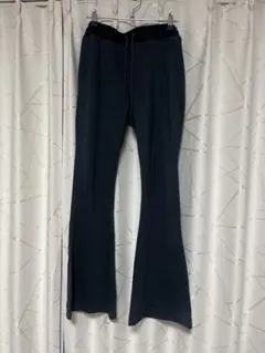 【⚠️最終値下げ⚠️】SHEIN　ジャージ　フレアパンツ　ネイビー