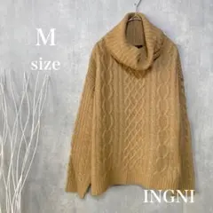【INGNI】 タートルネックニット M 暖かい フェミニン 褒められ デート