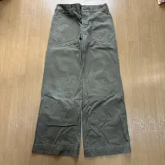 RALPH LAUREN ヘリンボーン ワイドパンツ インパクト21製　古着のサムネイル
