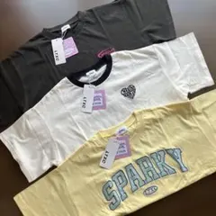 新品未使用☆LTXC コットン100% 半袖Tシャツ 3枚セット150cm
