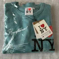 新品✳︎I LOVE NY トレーナー 140cm ブルーグリーン