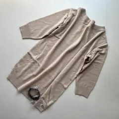 【新品未使用】スナイデル ニットワンピース ベージュ ベルト付き