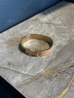 エルメスゴールド H型バングル エルメス HERMES Hロゴ バングル ブレスレット SV YG コンビ｜Yahoo