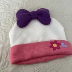 ディズニー ♦️デイジーダック リボン付き帽子 58cm