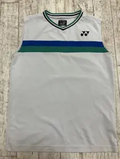 YONEX ノースリーブシャツ JP S ホワイト