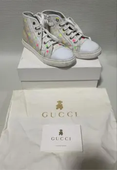 GUCCI 花柄スニーカー JPN21cm MADE IN ITALYのサムネイル