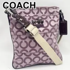 コーチ　ほぼ未使用！　ショルダーバッグ　オプアート　ロゴエンボス加工　総柄　本革 楽天市場】COACH コーチ オプアート（バッグ・小物・ブランド