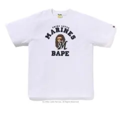 アベイシングエイプ✖️千葉ロッテマリーンズコラボユニフォームTシャツ　Mサイス アベイシングエイプ✖️千葉ロッテマリーンズコラボユニフォーム