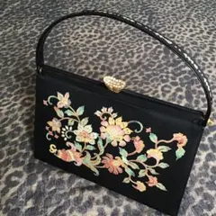 OKAJIMA 京都　日本製高級シルク　和装バッグ