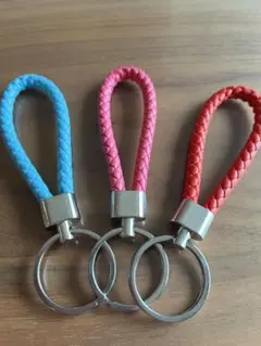 【新品】３本セット　キーホルダー　キーリング
