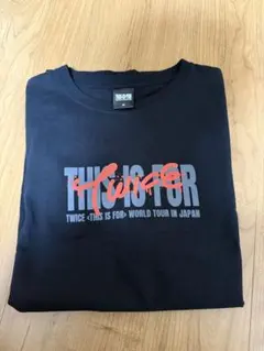 TWICE THIS IS FOR T恤 黑色 綵瑛 M尺寸