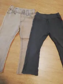 ミキハウス　ダブルビー　ホットビスケッツ　パンツ　2枚セット