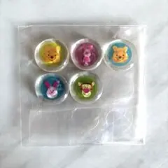 くまのプーさん　おはじきシール　平成レトロ