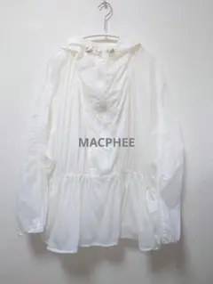 MACPHEE TOMORROWLAND　長袖パーカー　ナイロン　ホワイトのサムネイル