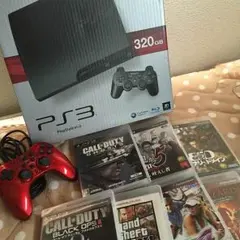 PS3 (320GB) ゲームソフト7本 コントローラー付き