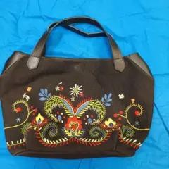 TOKUKO 1er VOL 刺繍 トートバッグ ブラックのサムネイル