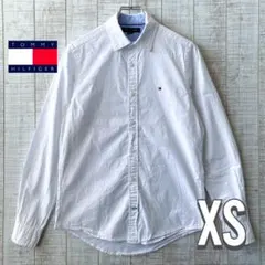 トミーヒルフィガー TOMMY HILFIGER ホワイト 長袖シャツ XS