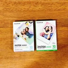 FUJIFILM instax mini チェキフィルム 10枚（ 2箱セット）