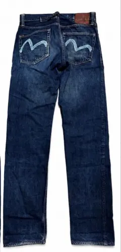 Evisu ハート刺繍 ストレートデニム size24 - メルカリ