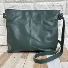 ズッケロ ソフトカウレザー ショルダーバッグ zucchero 　深緑のサムネイル