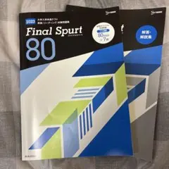 Final Spurt 80 2023年版 英語リーディング