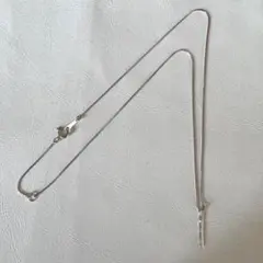 美品 K18WGネックレス 18金ホワイト 1.2g 40.0㎝ SN714