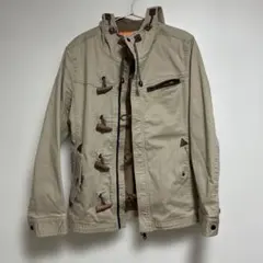 ハイダウェイ　　ニコル ベージュ フード付きジャケット