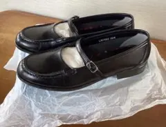 HARUTA ARVIN ストラップシューズ ローファー 黒 24.5cm