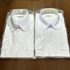 【新品未使用】ワイシャツ カッターシャツ 襟40 白 半袖 バラ可