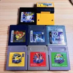 ポケモンシリーズ8本セット　ポケモンピンボール　端子清掃済み