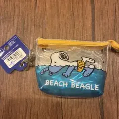 USJ スヌーピー クリアポーチ BEACH BEAGLE