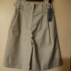 【新品未使用】JEANASIS ハーフパンツ　ベージュグレー　F